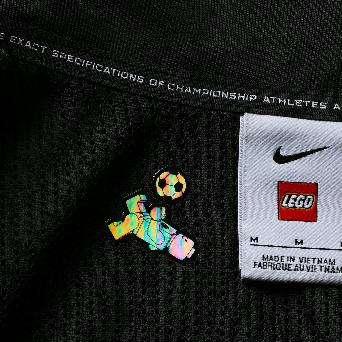 Chamarra para niños talla grande Nike x LEGO® Collection – Negro/Negro/Negro – vista 8