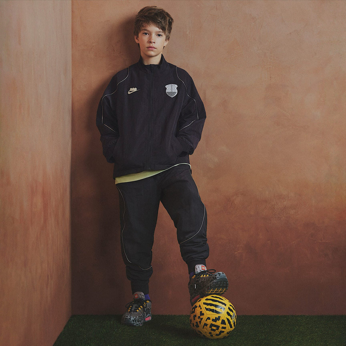 Pants para niños talla grande Nike x LEGO® Collection – Negro/Negro/Negro – vista 9