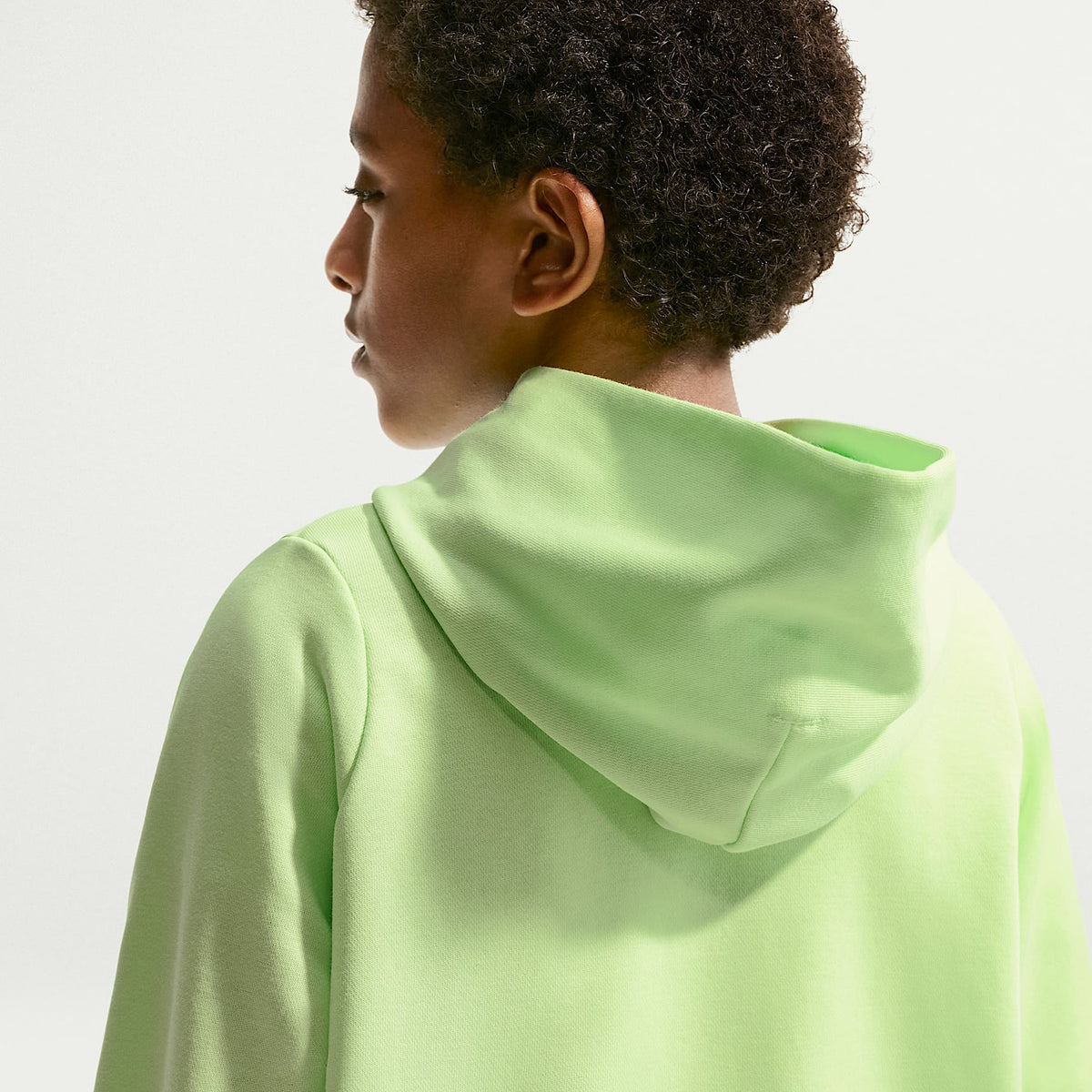 Sudadera con gorro para niños de talla grande Nike x LEGO® Collection – Lima líquida claro/Gris humo – vista 5