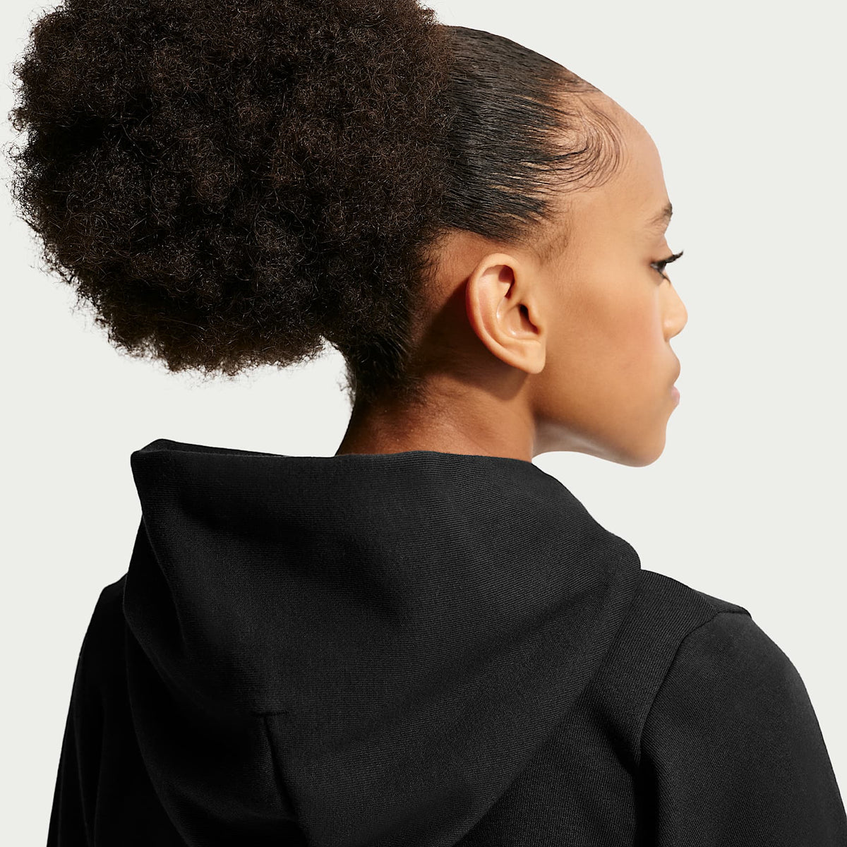 Sudadera con gorro para niños de talla grande Nike x LEGO® Collection – Negro/Gris humo – vista 4