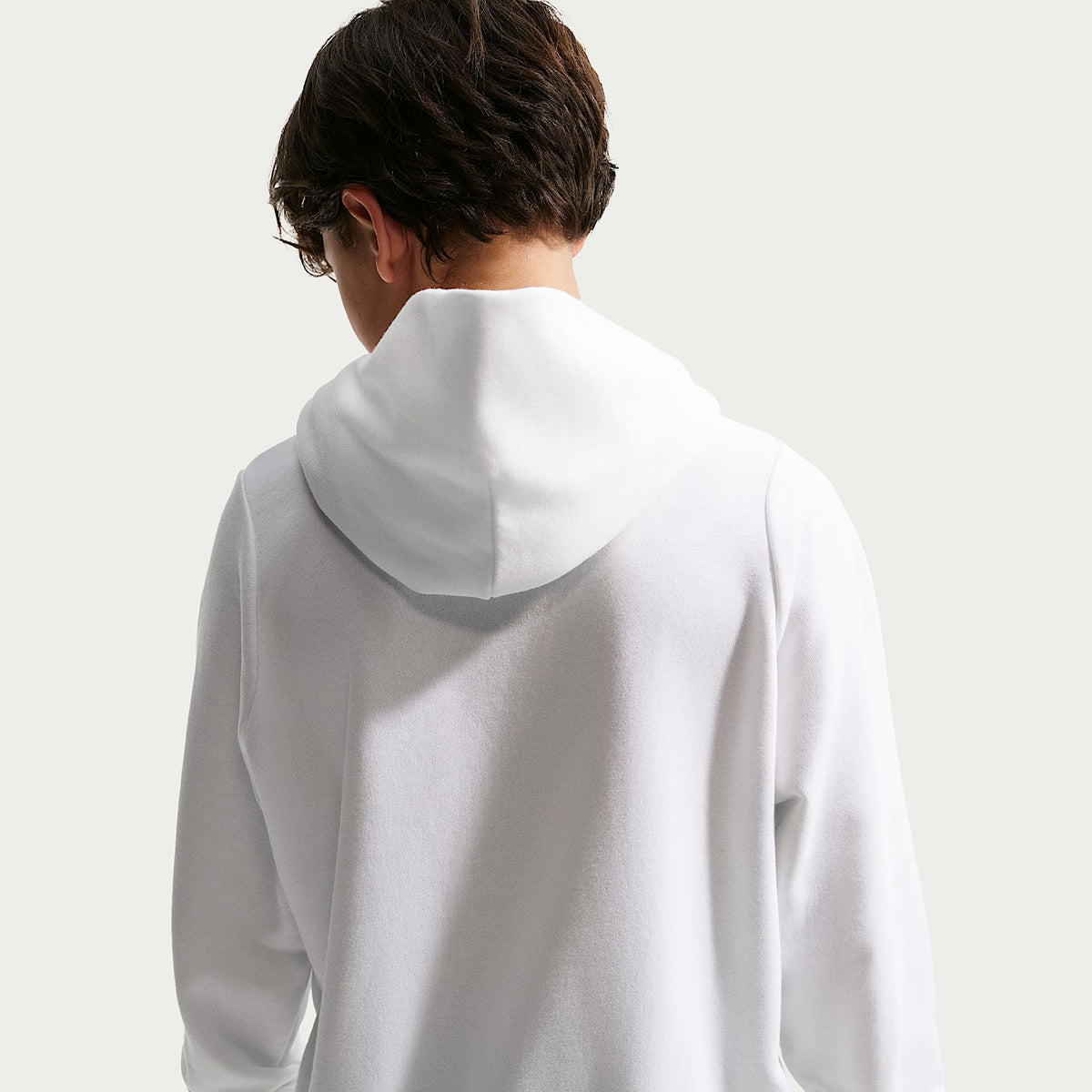 Sudadera con gorro para niños de talla grande Nike x LEGO® Collection – Blanco/Gris humo – vista 5