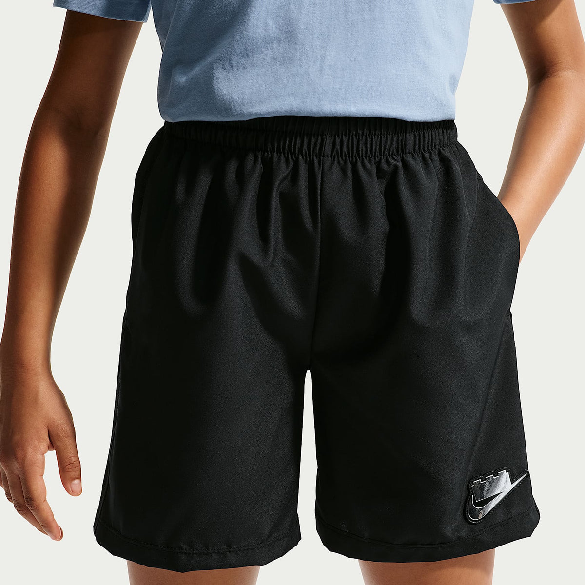 Shorts para niños talla grande Nike x LEGO® Collection – Negro – vista 3