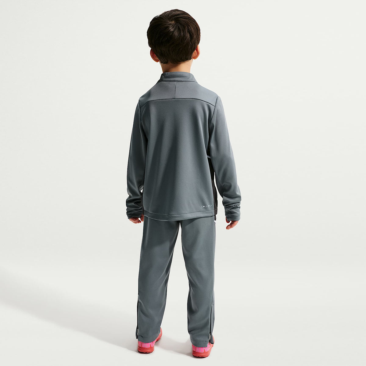 Conjunto deportivo Dri-FIT Academy para niños talla pequeña Nike – Gris azulado/Blanco – vista 7