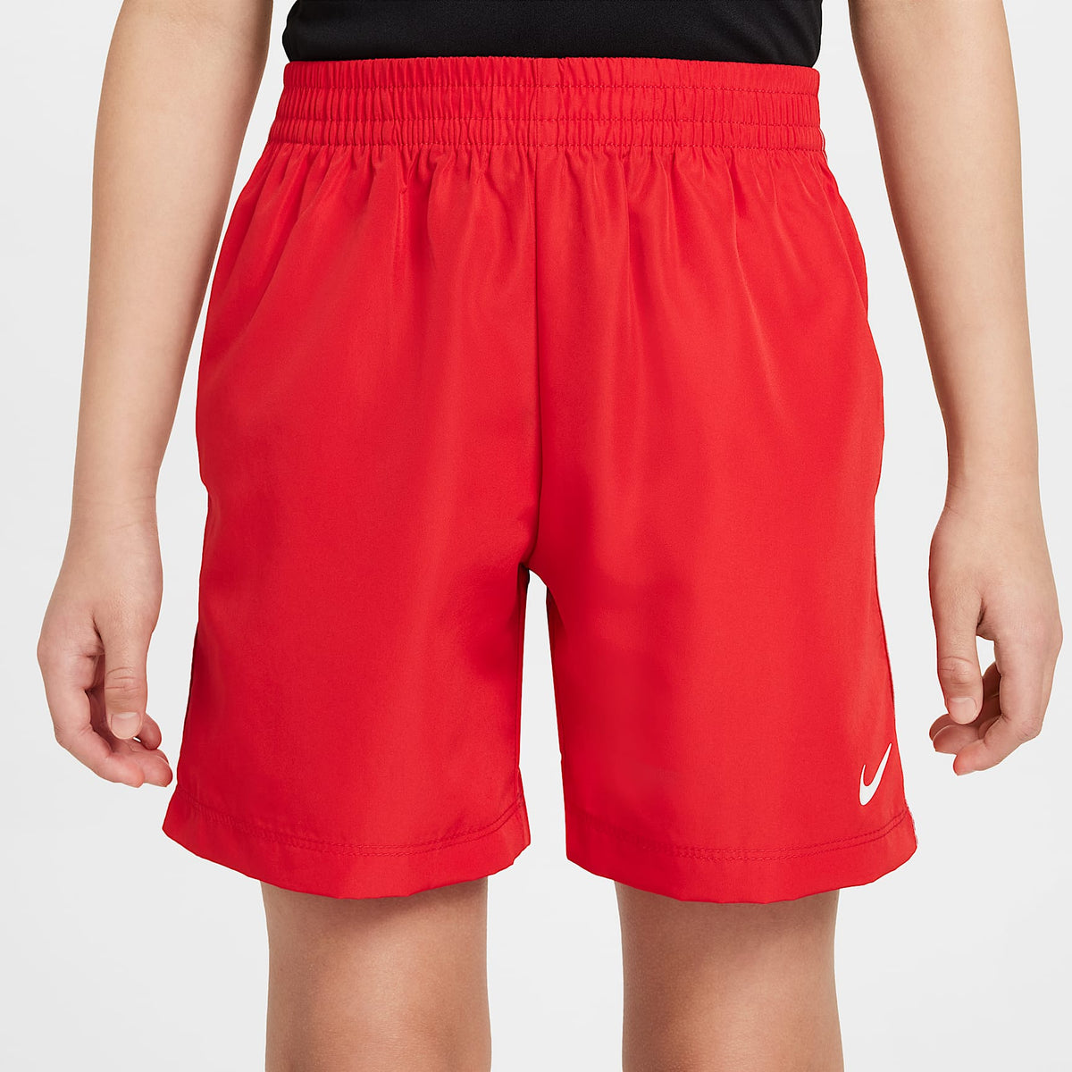 Shorts de tejido Woven Dri-FIT para niños talla pequeña Nike Icon – Rojo universitario – vista 2