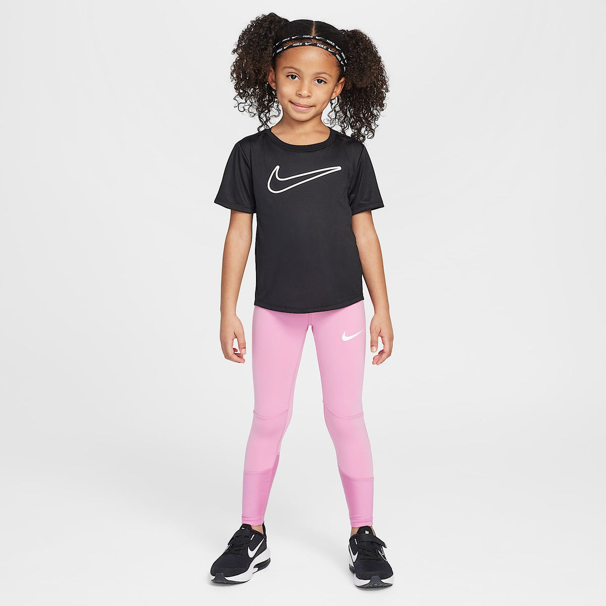 Playera Dri-FIT All Day Play para niños talla pequeña Nike – Negro – vista 6