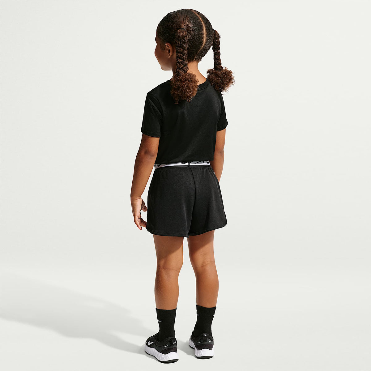 Shorts de tejido Knit Dri-FIT infantiles Nike – Negro – vista 5