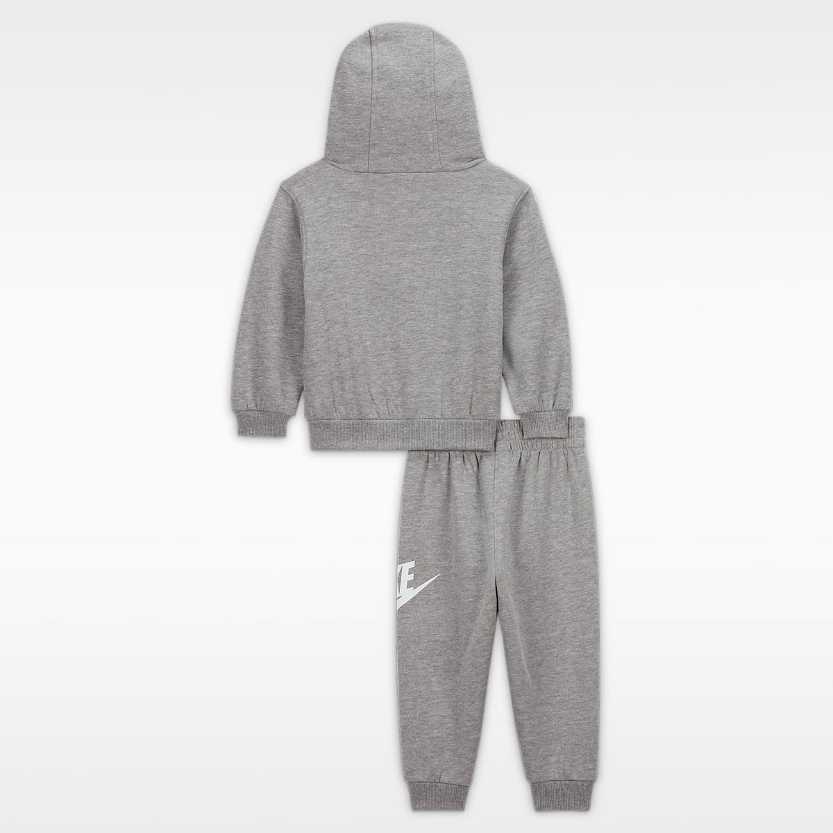 Conjunto de tejido Club Fleece de dos piezas para bebé (12 a 24 meses) Nike – Gris oscuro jaspeado – vista 2