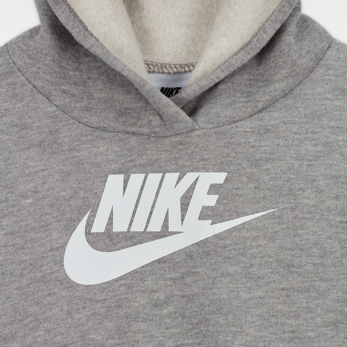 Conjunto de tejido Club Fleece de dos piezas para bebé (12 a 24 meses) Nike – Gris oscuro jaspeado – vista 3