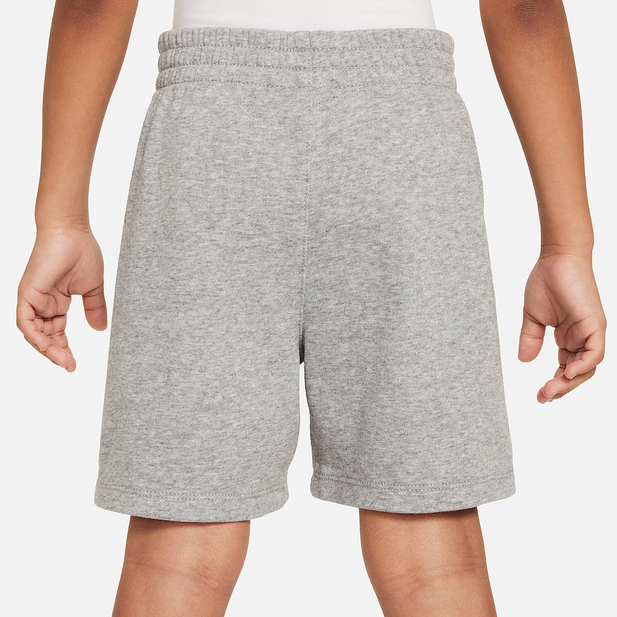 Conjunto de 2 piezas con shorts de tejido Knit Club para niños talla pequeña Nike – Gris oscuro jaspeado – vista 7