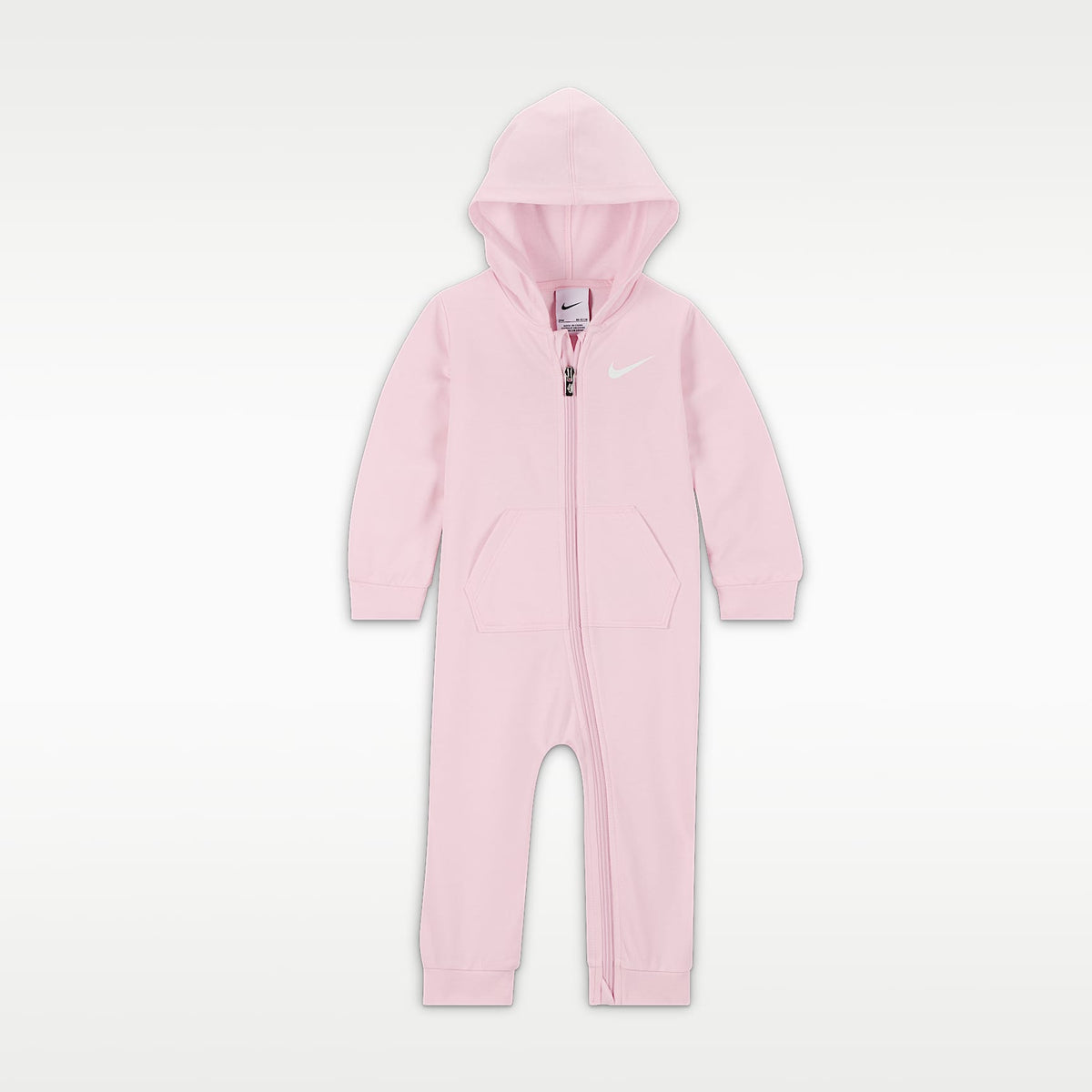Mono con gorro para bebé (12 a 24 meses) Nike Baby Essentials – Espuma rosa – vista 1