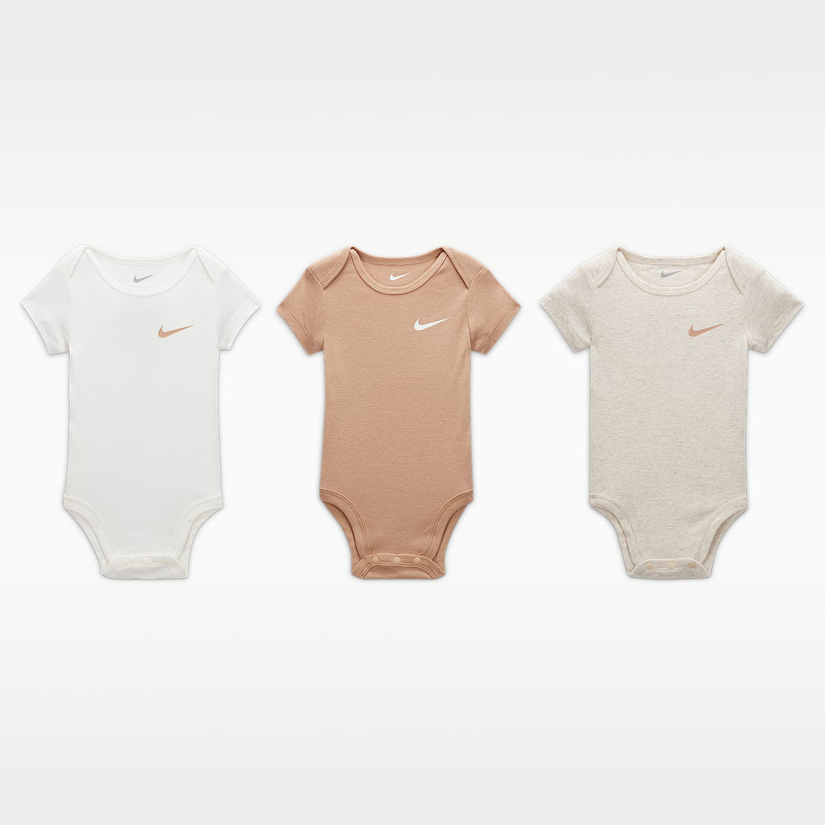 Monos para bebé (0 a 6 meses) (3 piezas) Nike Mini Me – Multicolor – vista 1