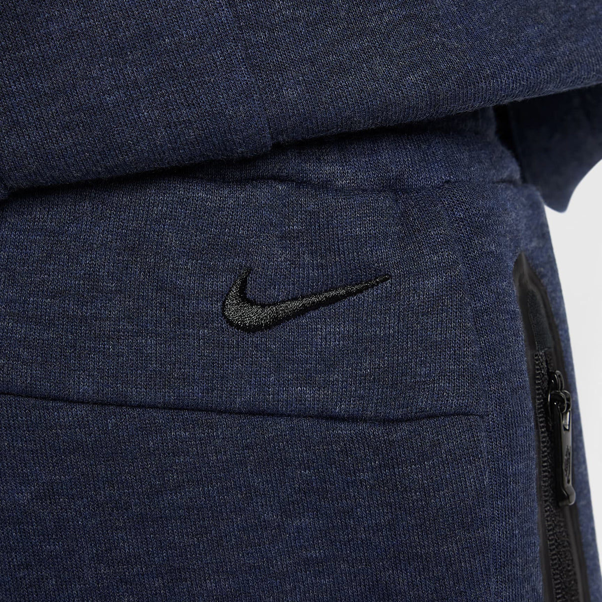 Conjunto de playera y shorts de Tech Fleece infantil Nike – Obsidiana jaspeado – vista 7