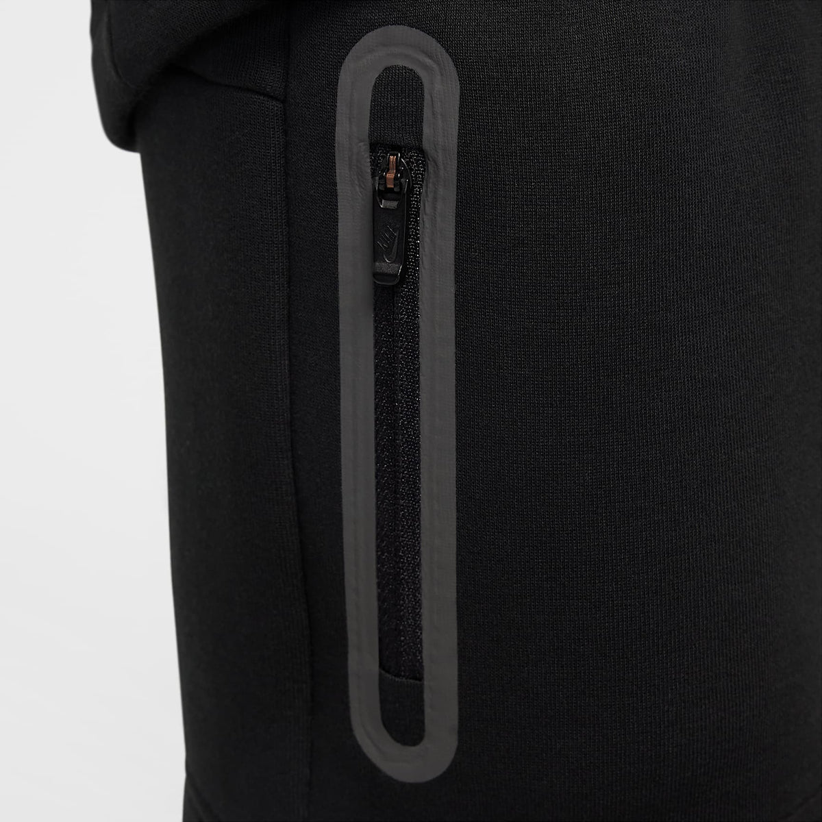 Conjunto de playera y shorts de Tech Fleece infantil Nike – Negro – vista 6