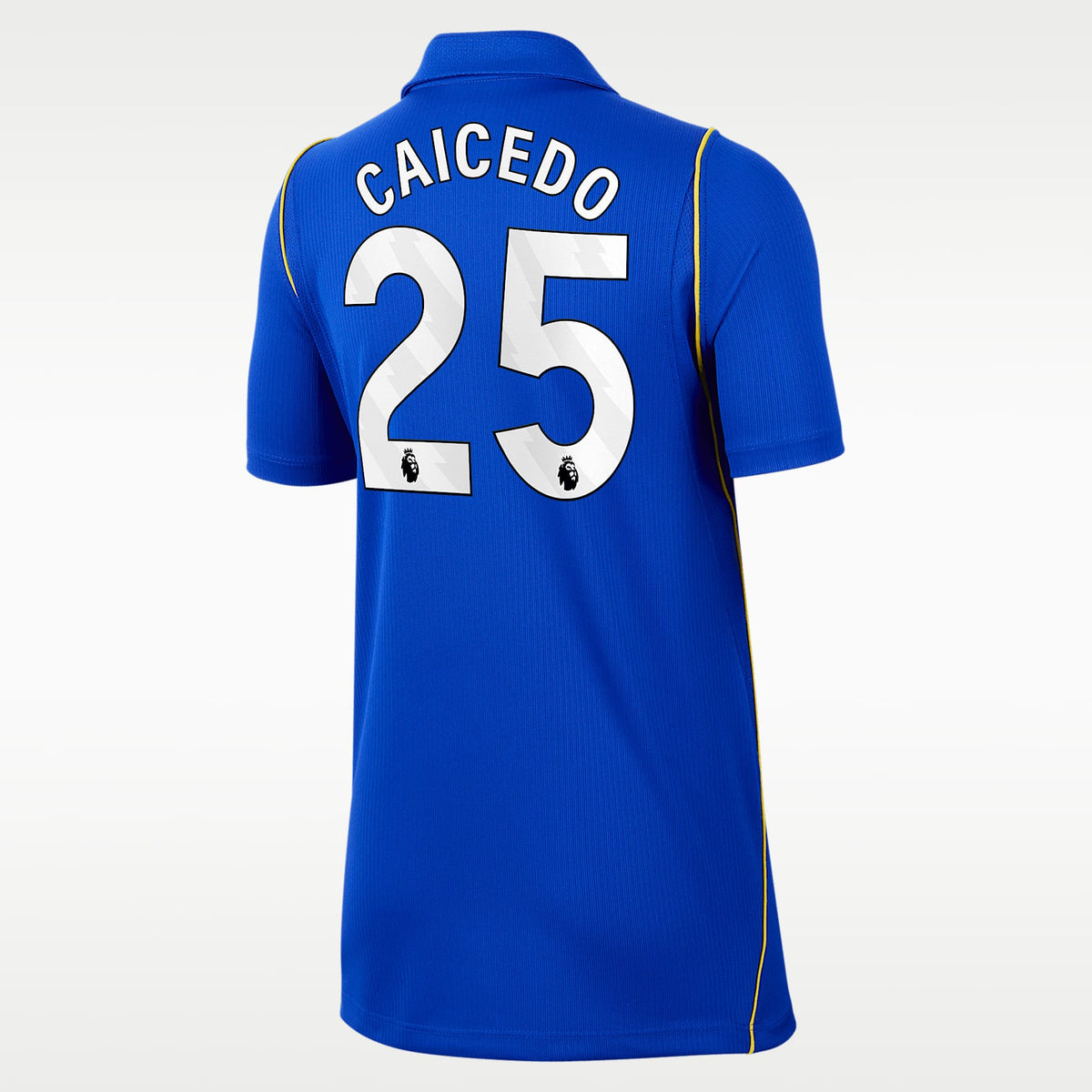 Jersey de futbol Nike Dri-FIT del Chelsea local 2026/27 Stadium Moisés Caicedo para niños talla grande – Azul – vista 2
