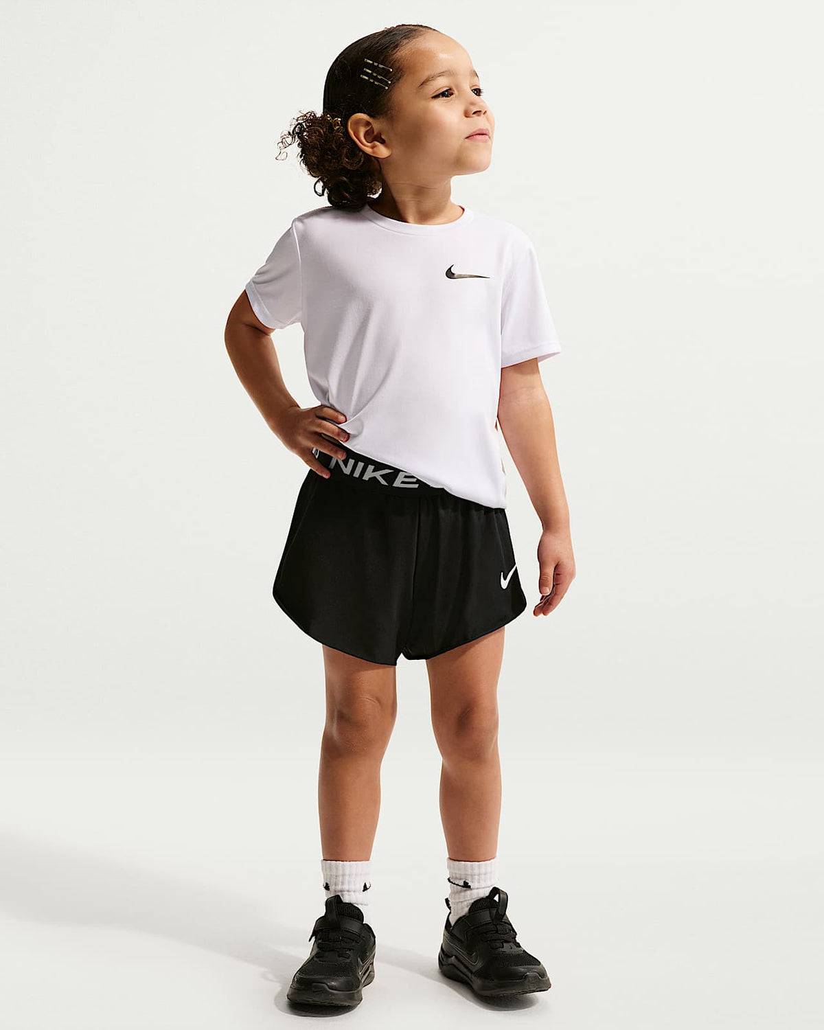 Pantalón Corto 2 en 1 Nike Dri-FIT Pro para Niña Pequeña