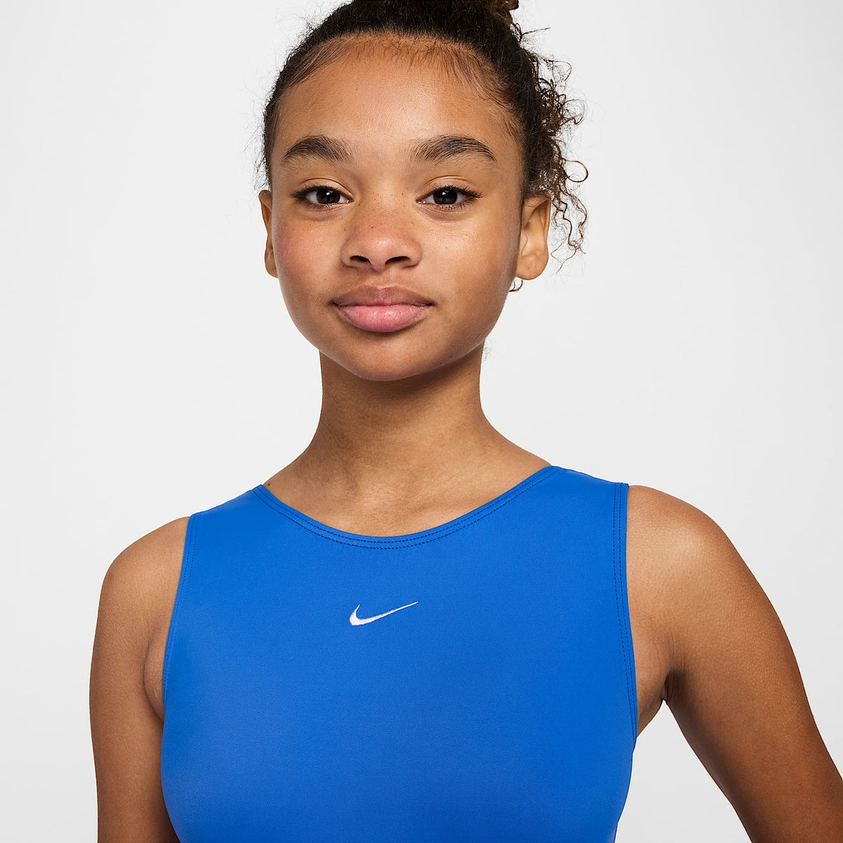 Leotardo de rendimiento básico para niños talla grande Nike Gymnastics – Royal – vista 3