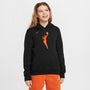 Sudadera con gorro sin cierre WNBA Nike para niños talla grande Team 13 – Negro – vista 1