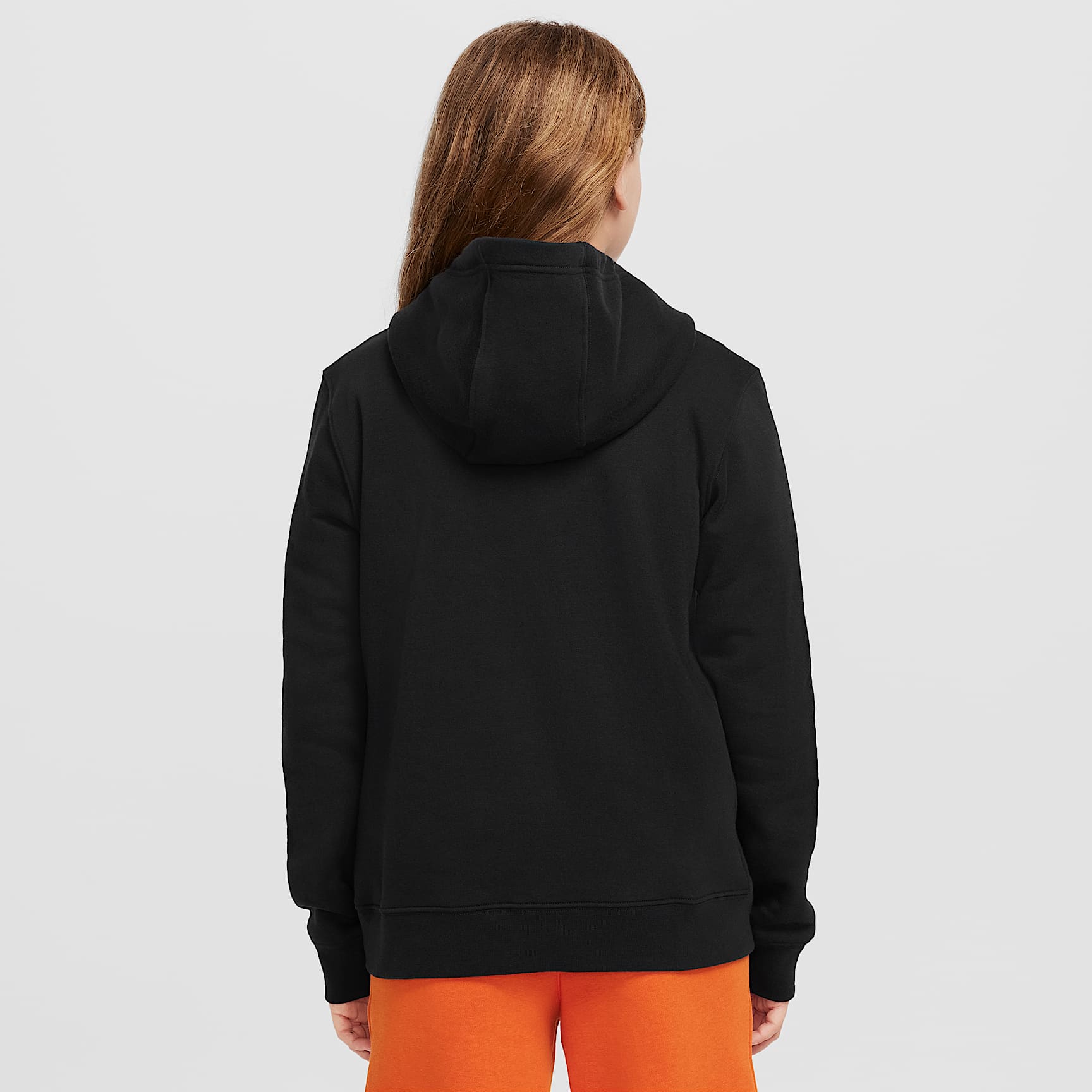 Sudadera con gorro sin cierre WNBA Nike para niños talla grande Team 13 – Negro – vista 2