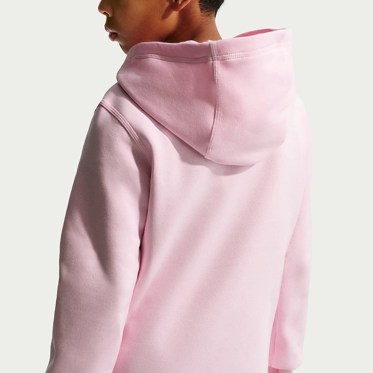 Sudadera con gorro sin cierre de lucha para niños talla grande Nike – Espuma rosa/Rosa – vista 2