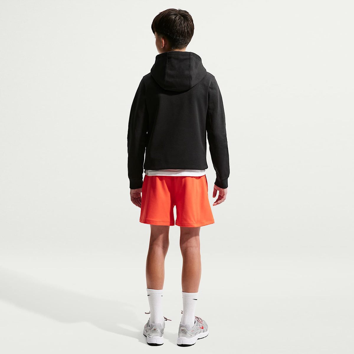 Sudadera con gorro sin cierre de vóleibol para niños talla grande Nike – Negro – vista 5