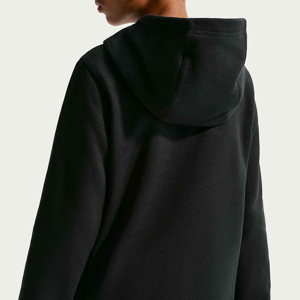 Sudadera con gorro sin cierre de lucha para niños talla grande Nike – Negro – vista 2