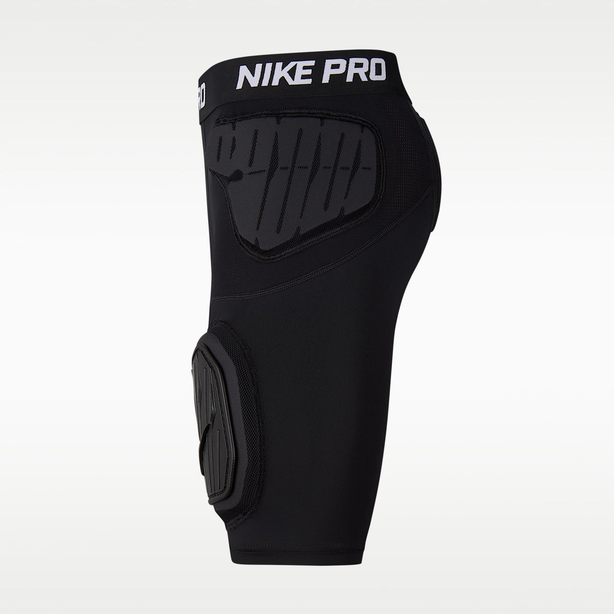 Shorts HyperStrong Hardplate para niños talla grande Nike Pro – Negro – vista 3