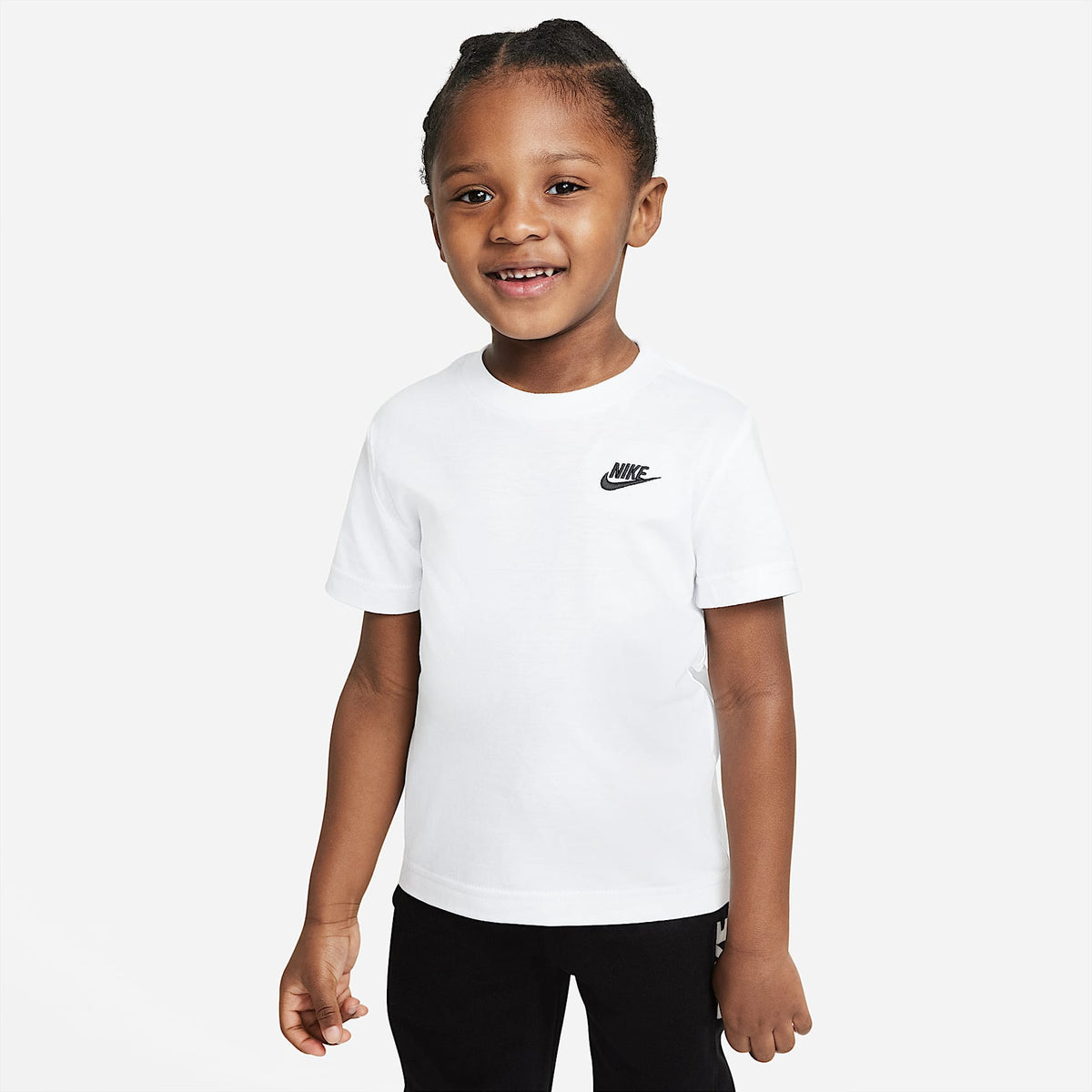 Playera Futura bordada para infantil Nike Sportswear – Blanco – vista 1
