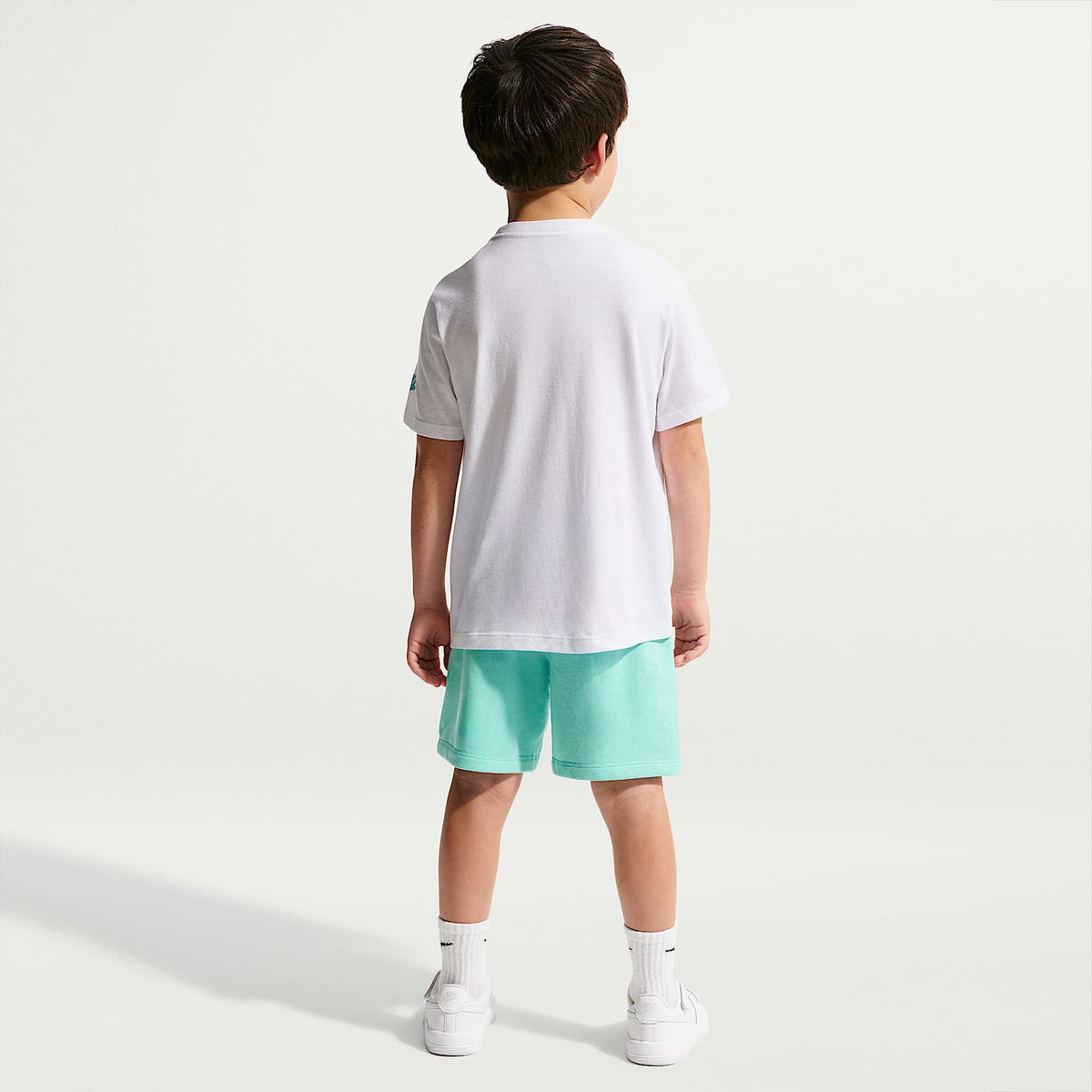Conjunto de shorts de 2 piezas Sundae League para niños talla pequeña Nike Sportswear – Turquesa desteñido – vista 7