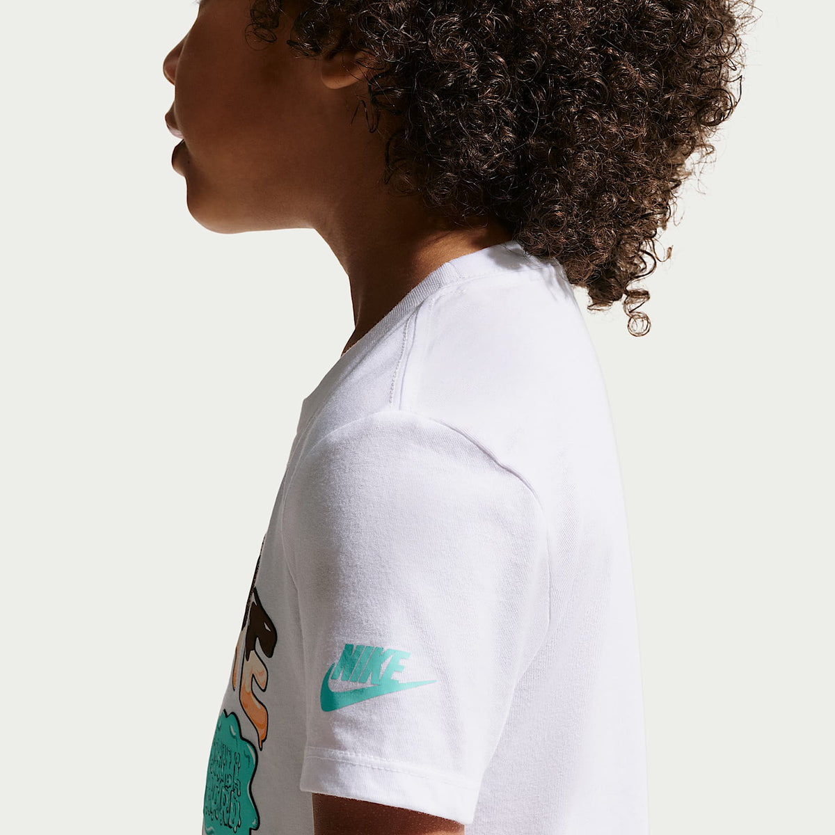 Conjunto de shorts de 2 piezas Sundae League infantil Nike Sportswear – Turquesa desteñido – vista 3