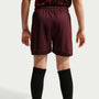 Shorts de fútbol Dri-FIT de 10 cm para niña talla grande Nike United Academy – Burdeos enérgico/Multicolor/Plata metalizado – vista 3