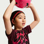 Playera de fútbol de manga corta Dri-FIT Nike United Academy para niña talla grande – Burdeos enérgico/Burdeos enérgico/Platino puro – vista 3