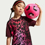 Playera de fútbol de manga corta Dri-FIT Nike United Academy para niña talla grande – Burdeos enérgico/Burdeos enérgico/Platino puro – vista 1