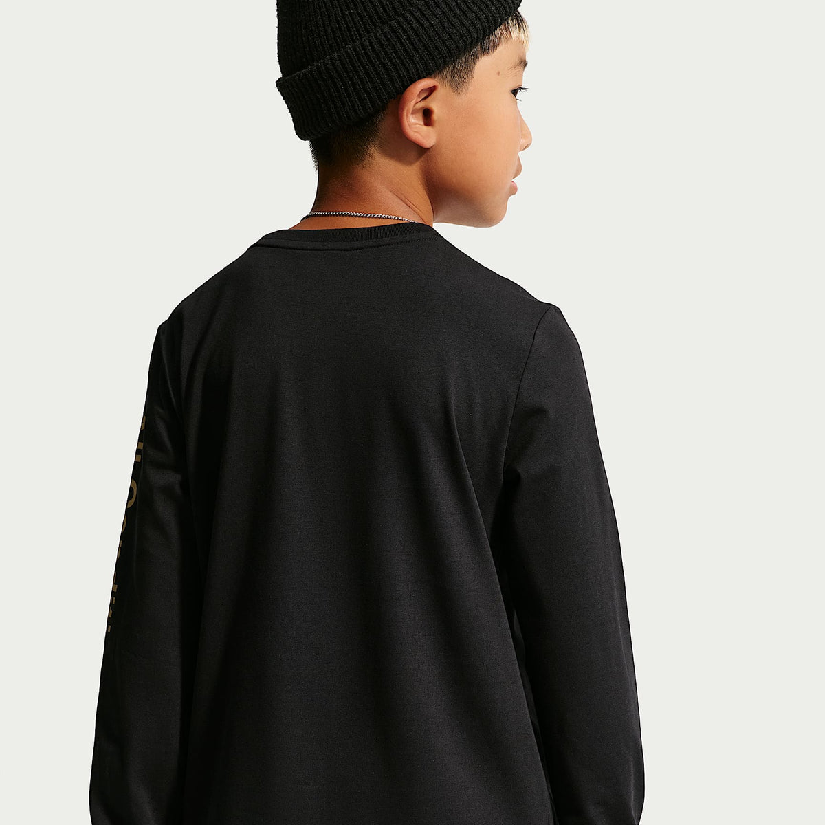 Playera de manga larga Dri-FIT para niños talla grande Nike ACG – Negro – vista 5