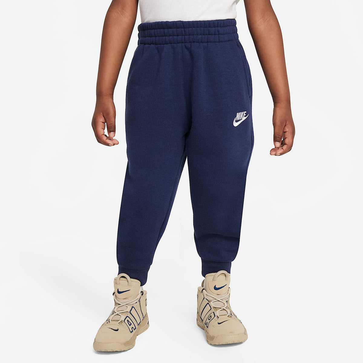 Joggers para niños talla pequeña Nike Sportswear Club Fleece – Azul marino medianoche – vista 1