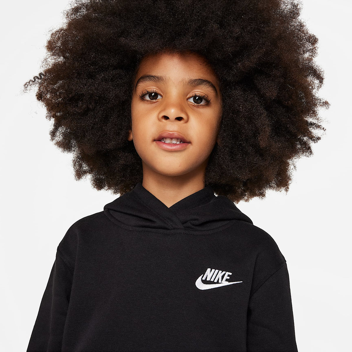 Sudadera con gorro sin cierre para niños talla pequeña Nike Sportswear Club Fleece – Negro – vista 3