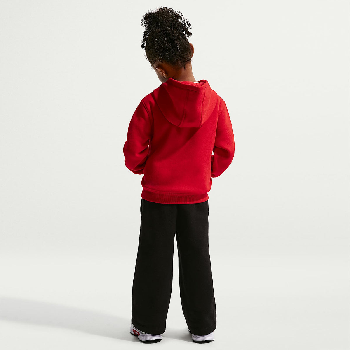 Sudadera con gorro sin cierre infantil Nike Sportswear Club Fleece – Rojo universitario – vista 5