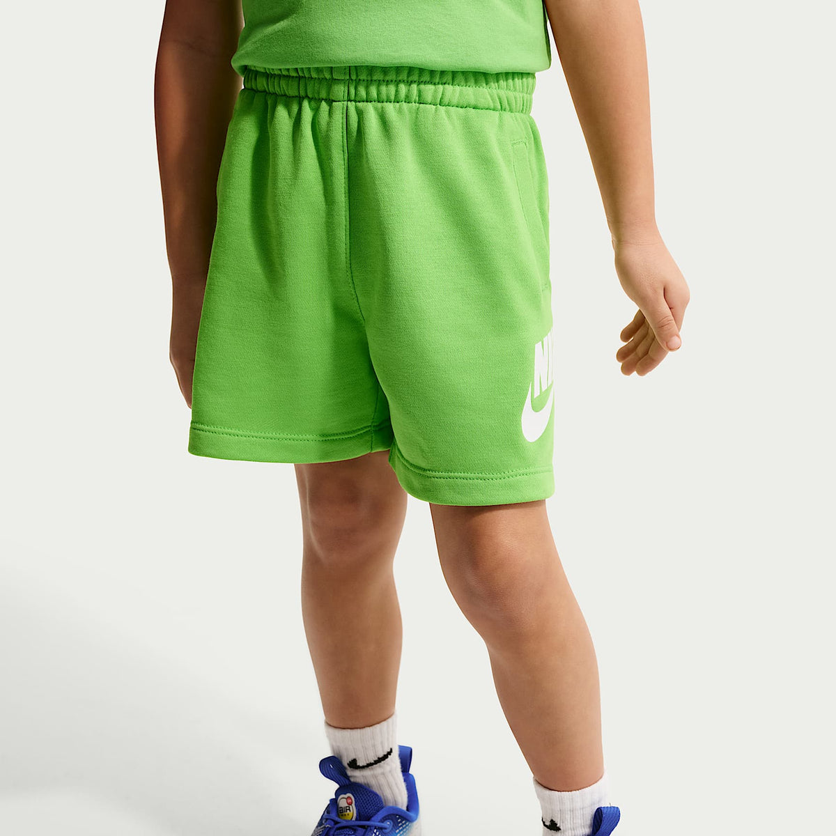 Shorts infantil Nike Sportswear Club French Terry – Verde – vista 2