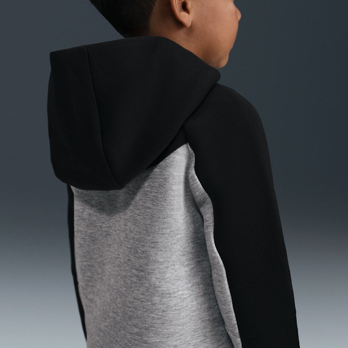 Conjunto de 2 piezas de Tech Fleece de cierre completo infantil Nike Sportswear – Negro/Multicolor – vista 3