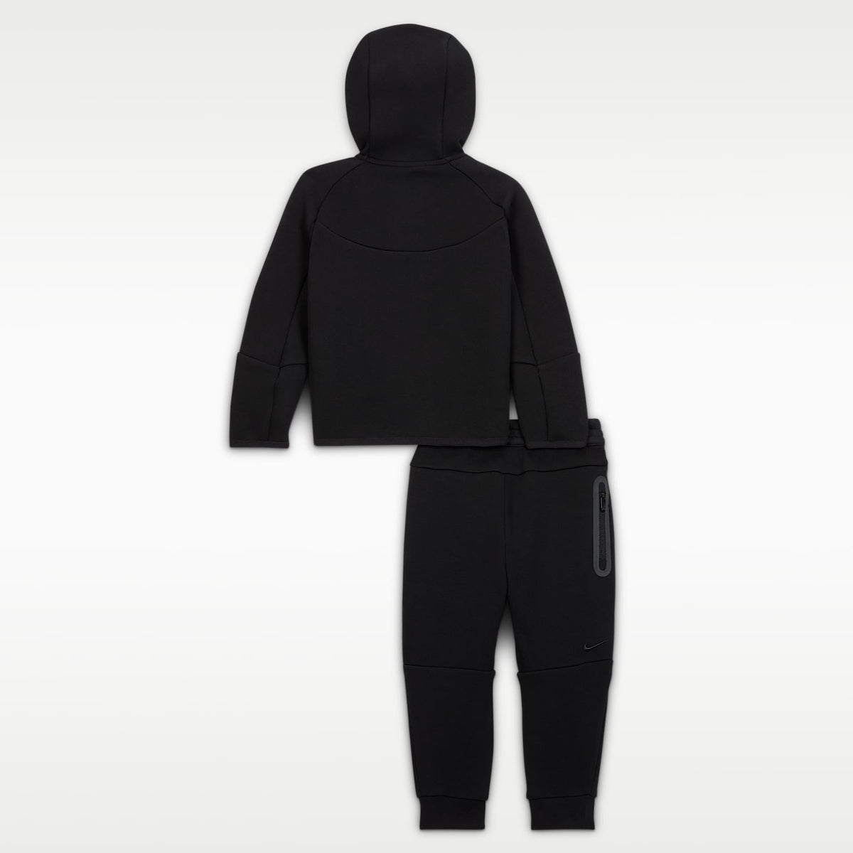 Conjunto de 2 piezas de Tech Fleece de cierre completo para bebé (12 a 24 meses) Nike Sportswear – Negro – vista 2
