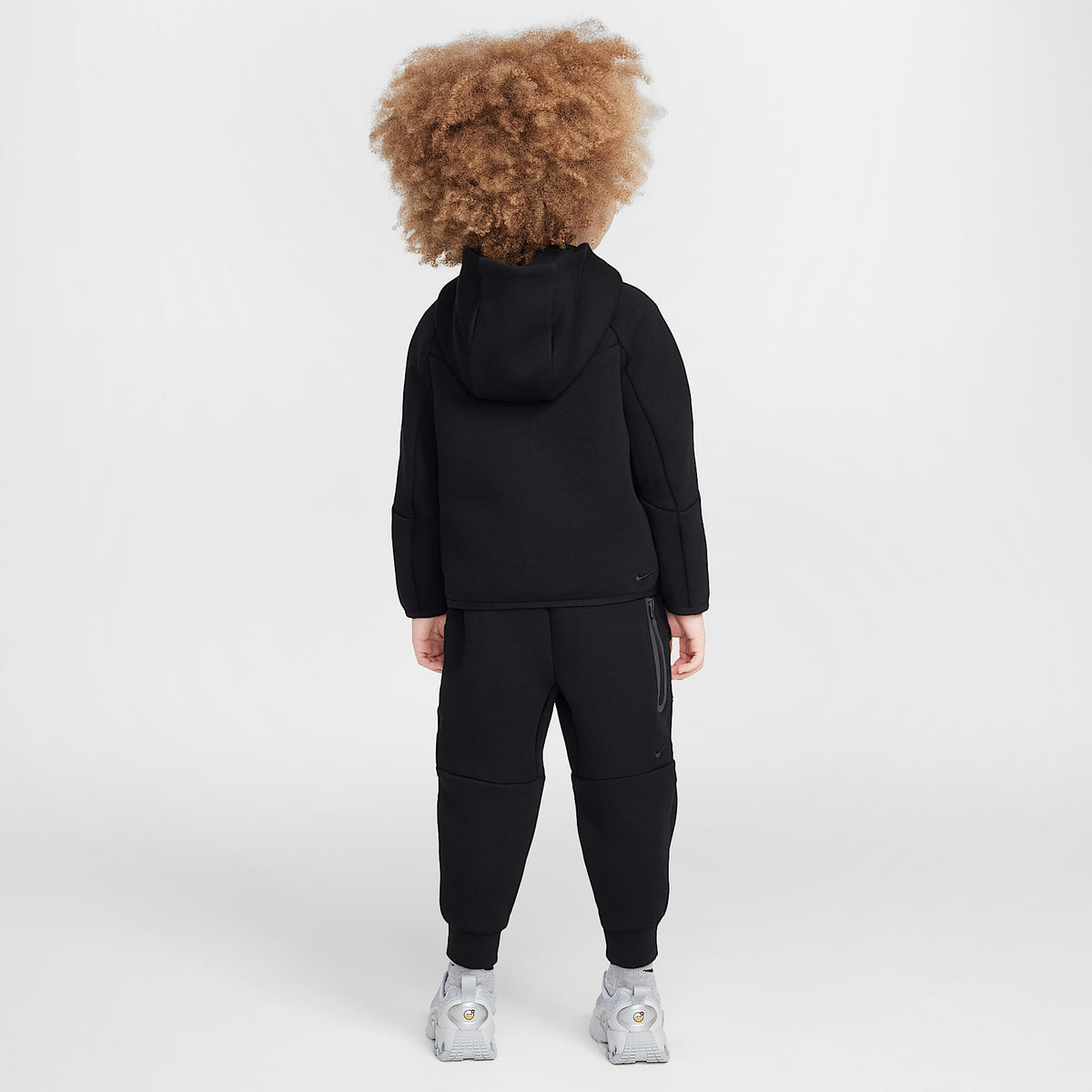 Conjunto de 2 piezas de Tech Fleece de cierre completo infantil Nike Sportswear – Negro – vista 2
