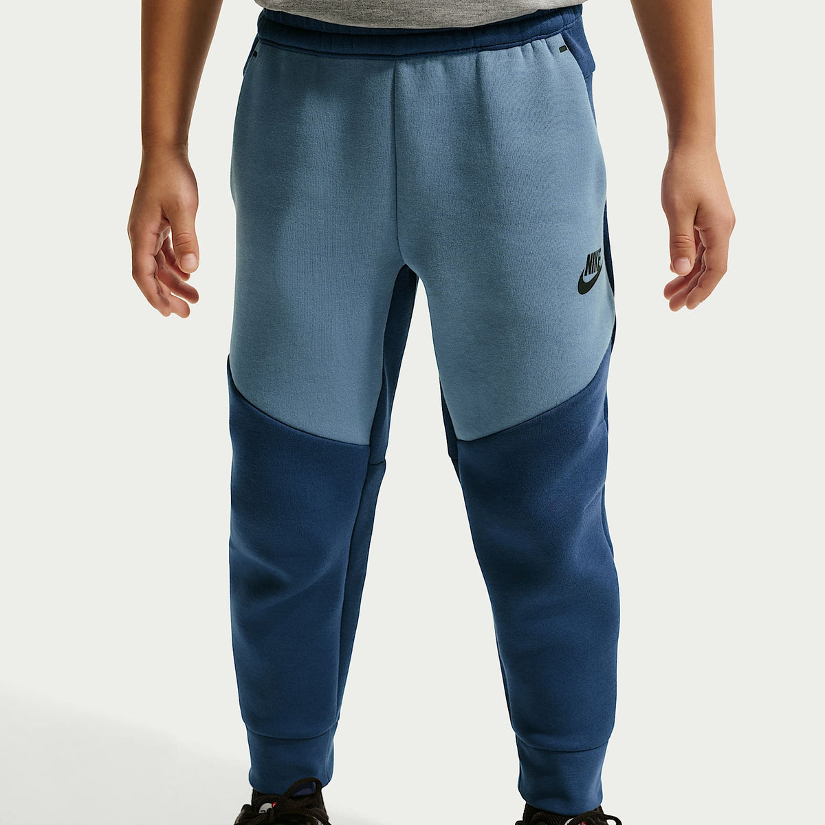 Conjunto de 2 piezas de sudadera de cierre completo Tech Fleece para niños talla pequeña Nike Sportswear – Azul – vista 4