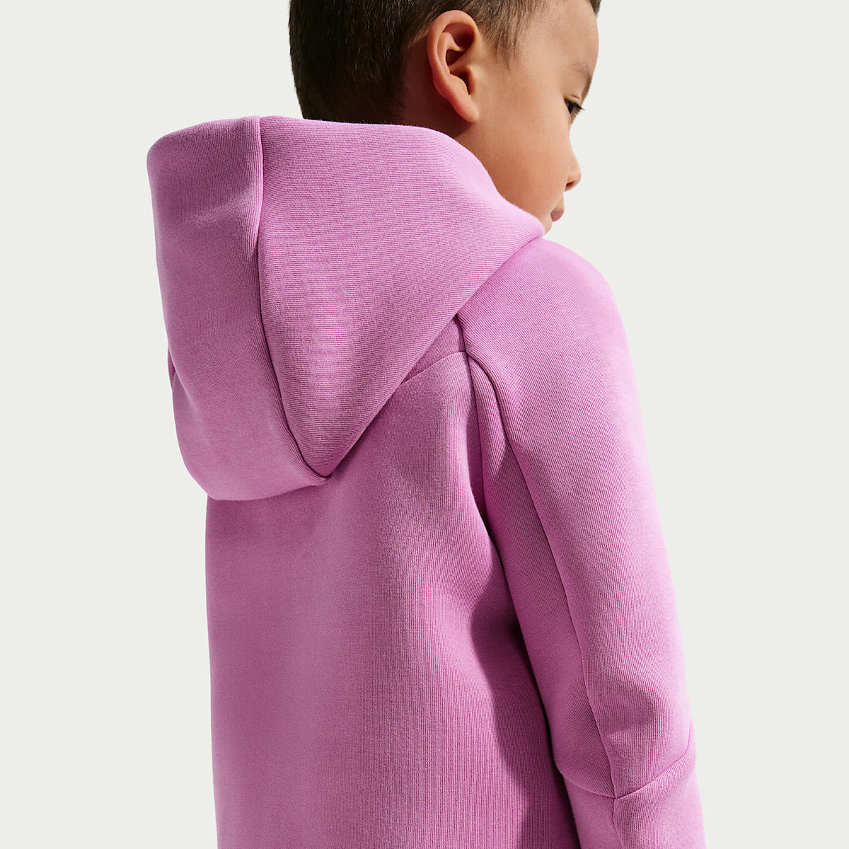 Conjunto de 2 piezas de Tech Fleece de cierre completo infantil Nike Sportswear – Morado – vista 3