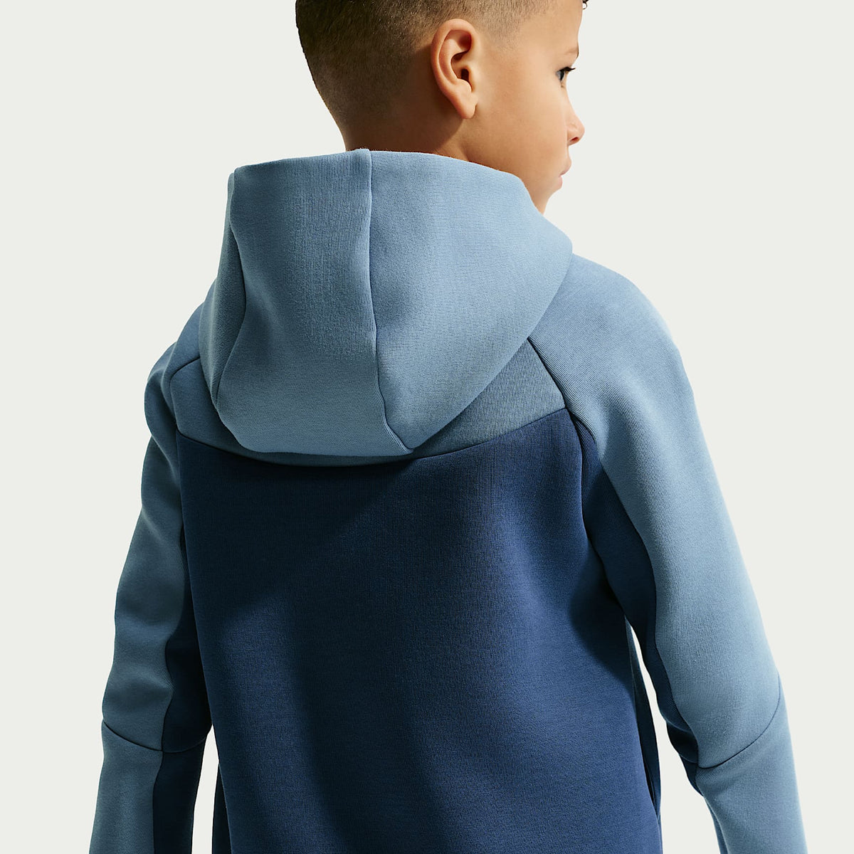 Conjunto de 2 piezas de sudadera de cierre completo Tech Fleece para niños talla pequeña Nike Sportswear – Azul – vista 3