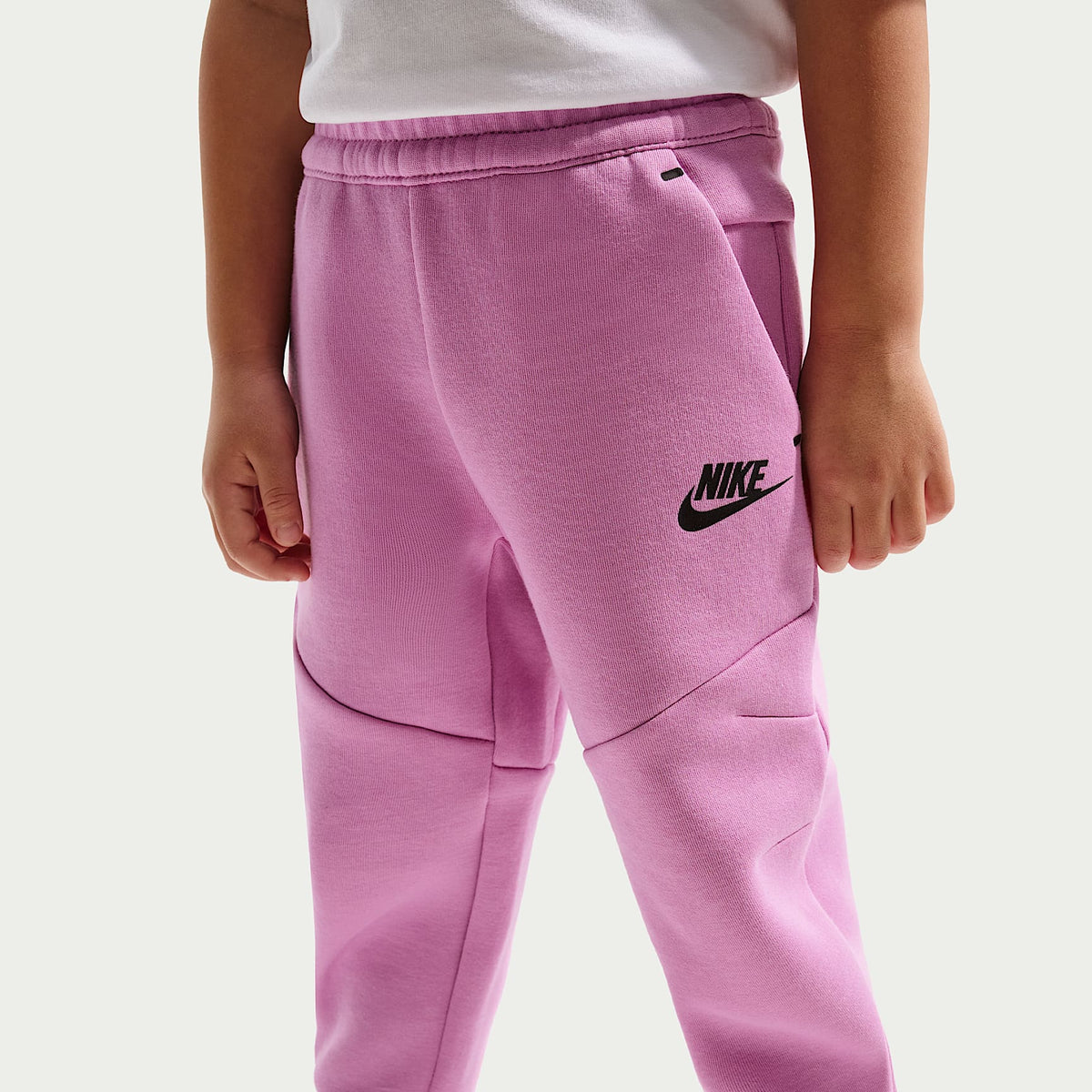 Conjunto de 2 piezas de Tech Fleece de cierre completo infantil Nike Sportswear – Morado – vista 4