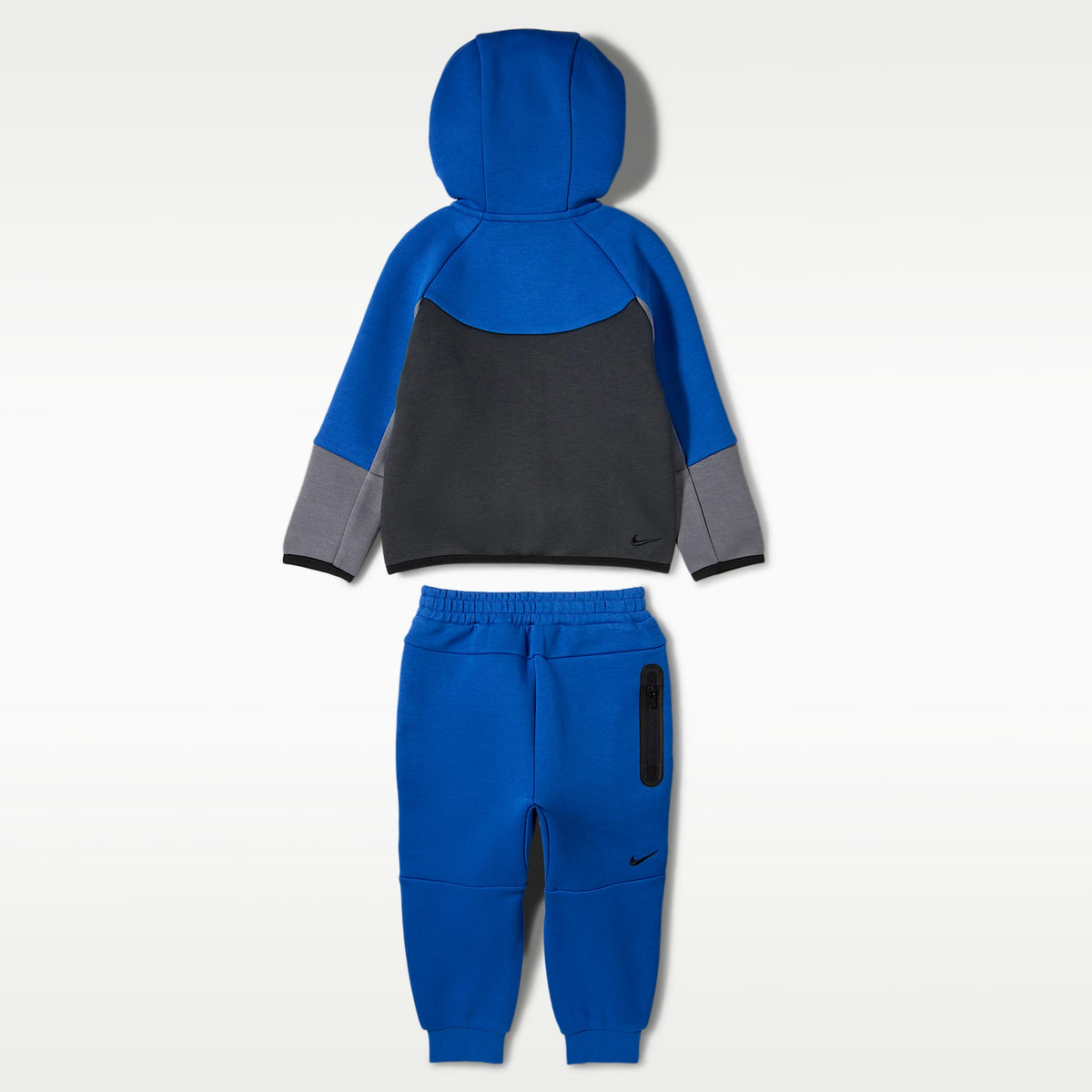 Conjunto de 2 piezas de Tech Fleece de cierre completo para bebé (12 a 24 meses) Nike Sportswear – Royal juego – vista 2