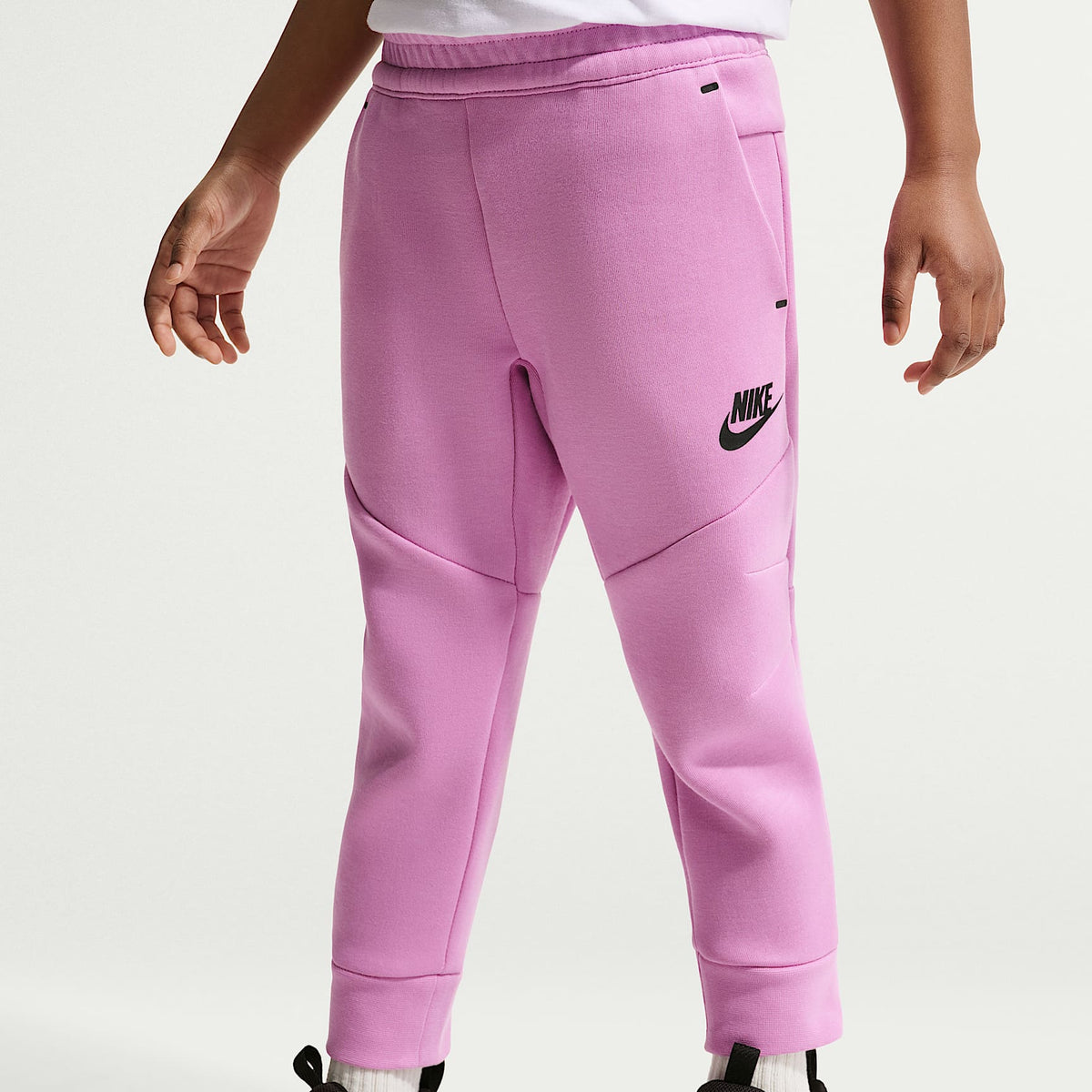 Conjunto de 2 piezas de sudadera de cierre completo Tech Fleece para niños talla pequeña Nike Sportswear – Morado – vista 4