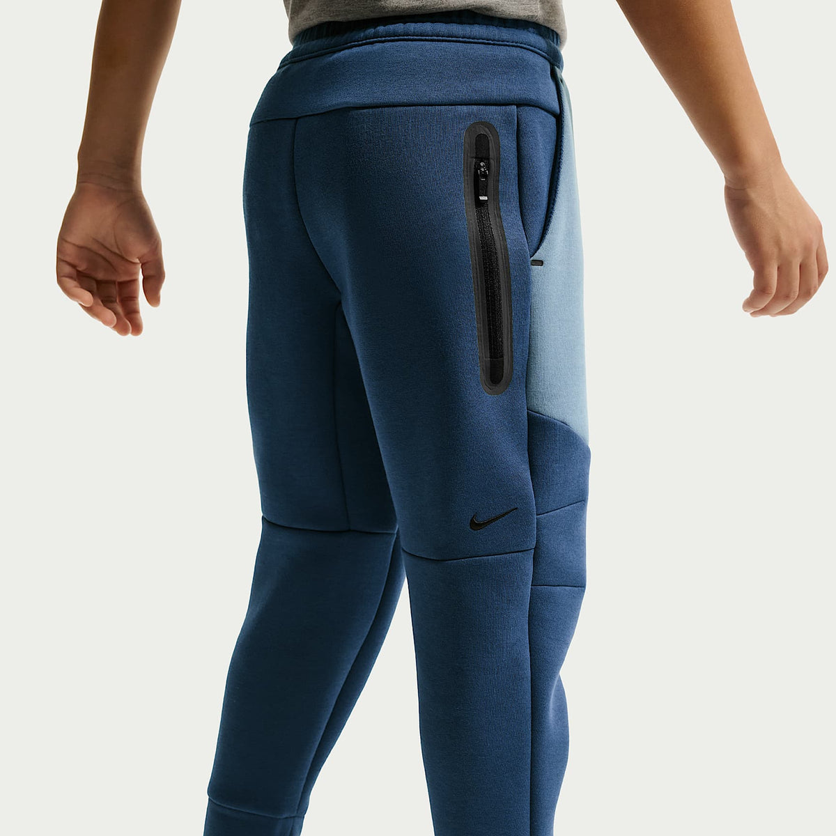 Conjunto de 2 piezas de sudadera de cierre completo Tech Fleece para niños talla pequeña Nike Sportswear – Azul – vista 5