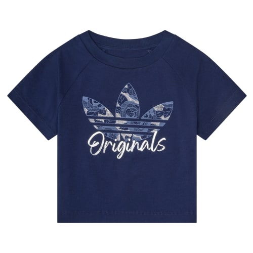 Conjunto adidas N Raglan Tee Bubble Skort para Bebés y Niños Pequeños
