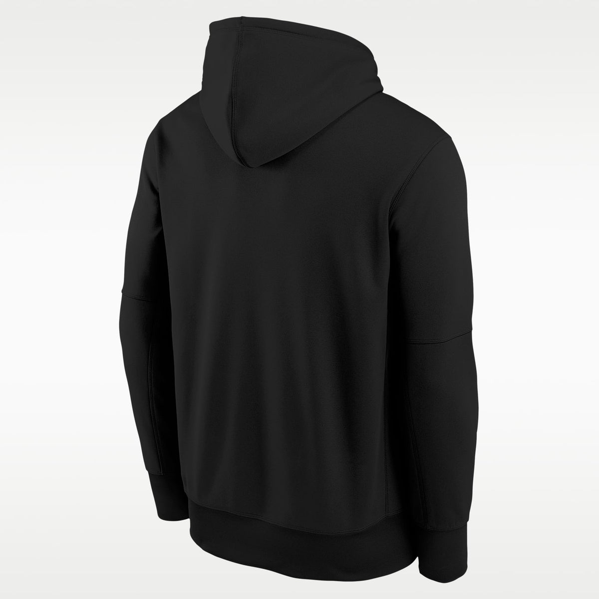 Sudadera con gorro sin cierre Nike Therma-FIT de la MLB para niños talla grande Baltimore Orioles Authentic Collection – Negro – vista 2