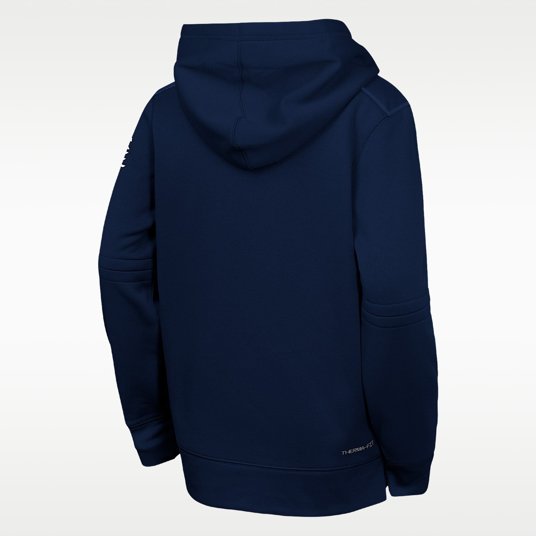 Sudadera con gorro sin cierre Nike Therma-FIT de la MLB para niños talla grande Philadelphia Phillies Authentic Collection City Connect – Azul marino universitario – vista 2
